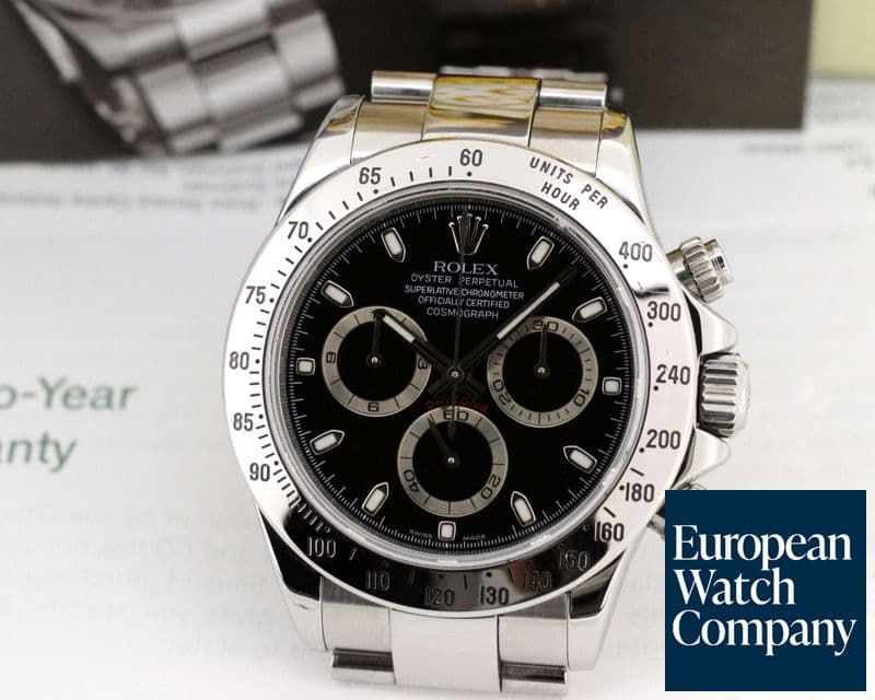 Image of Rolex Daytona SS Black Dial
