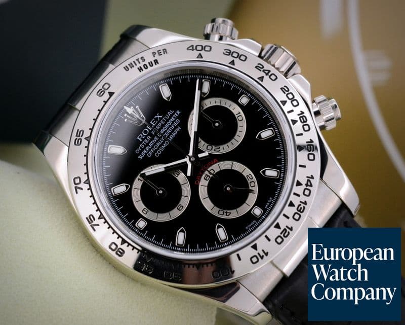 Image of Rolex Daytona 18K White Gold / Black Dial 