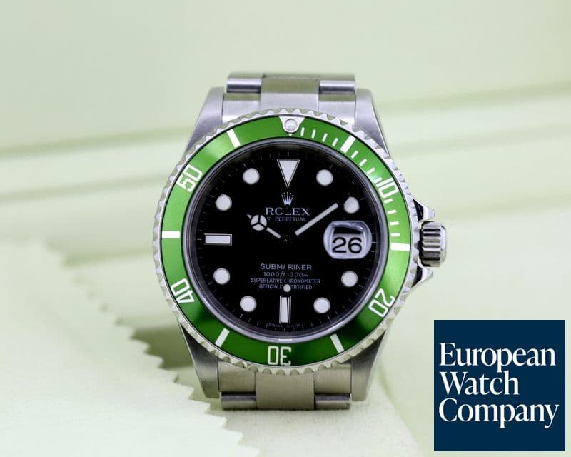 Image of Rolex Submariner 50th Anniversary SS Green Bezel