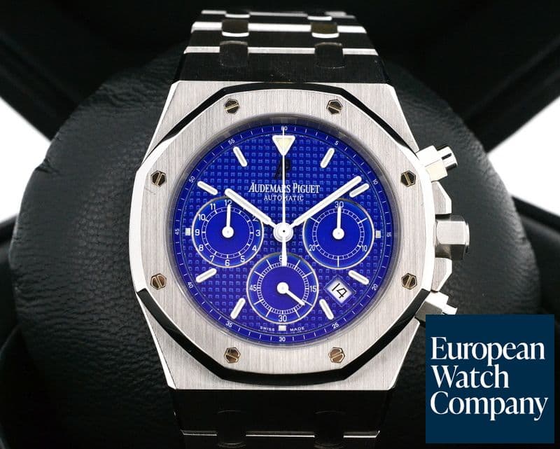 Image of Audemars Piguet Royal Oak Chronograph Royal Blue Dial SS / SS 