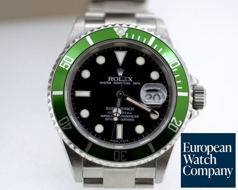 Image of Rolex Submariner 50th Anniversary SS Green Bezel