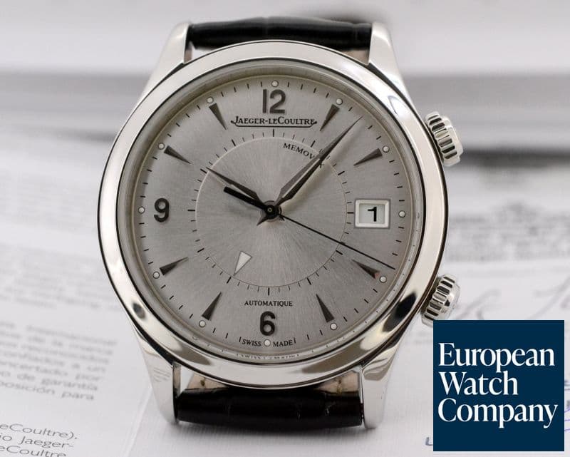 Image of Jaeger LeCoultre Master Memovox SS Silver Dial 
