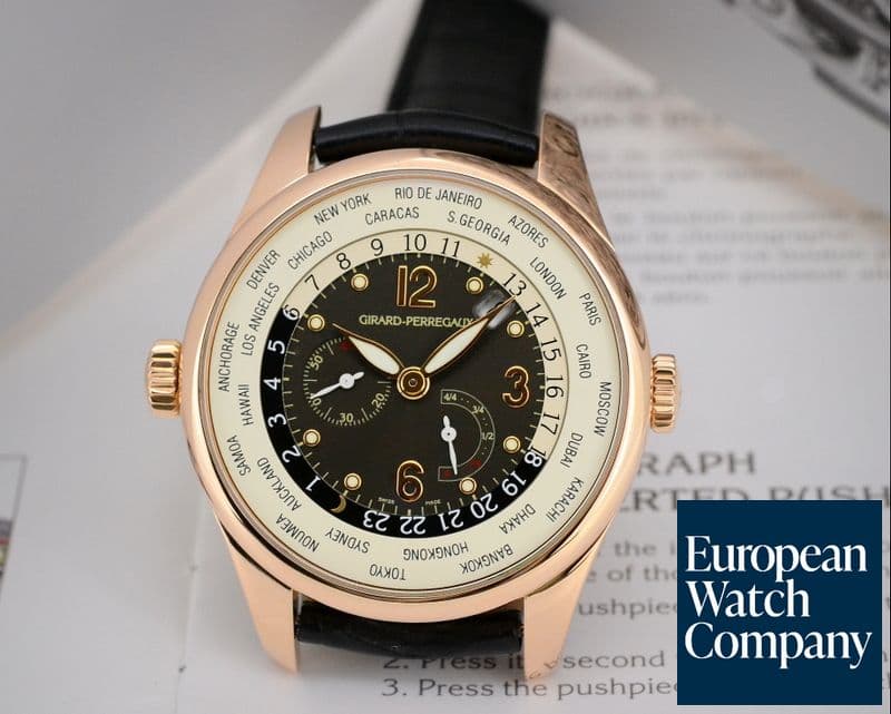 Image of Girard Perregaux World Time WW.TC Power Reserve 18K Rose Gold