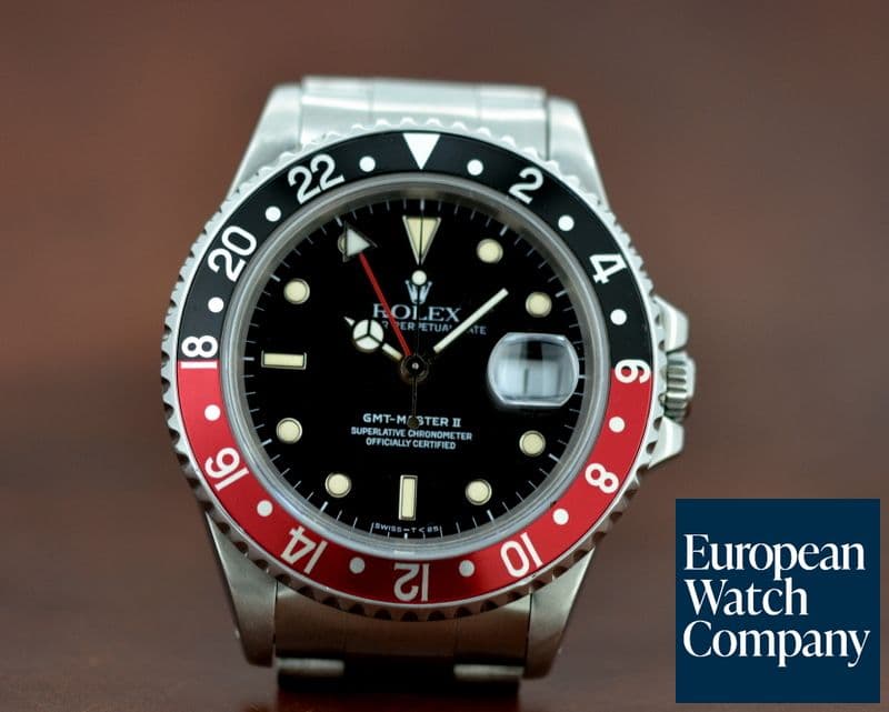 Image of Rolex GMT Master II SS Red / Black Coke Bezel