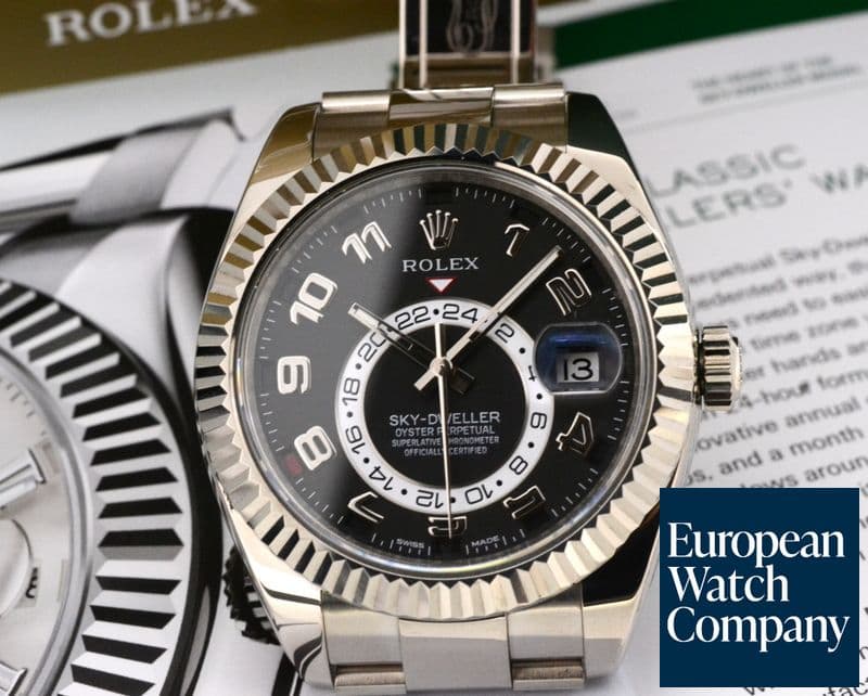 Image of Rolex Sky Dweller 18K White Gold Black Dial / Bracelet