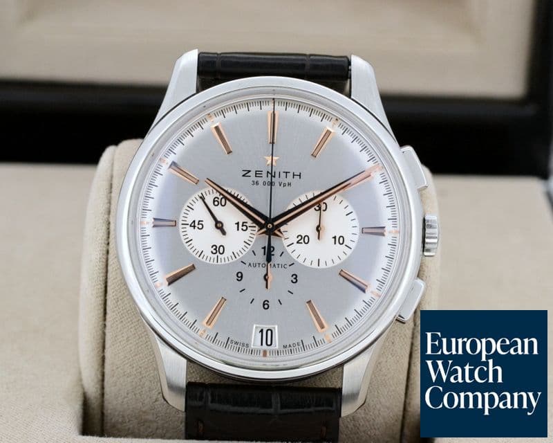 Image of Zenith Captain Chronograph SS / Silver Dial 