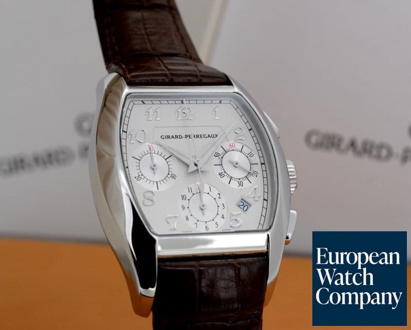 Image of Girard Perregaux Richville Chronograph SS Silver Dial 