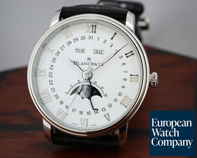 Image of Blancpain Villeret Moonphase Complete Calendar 40MM