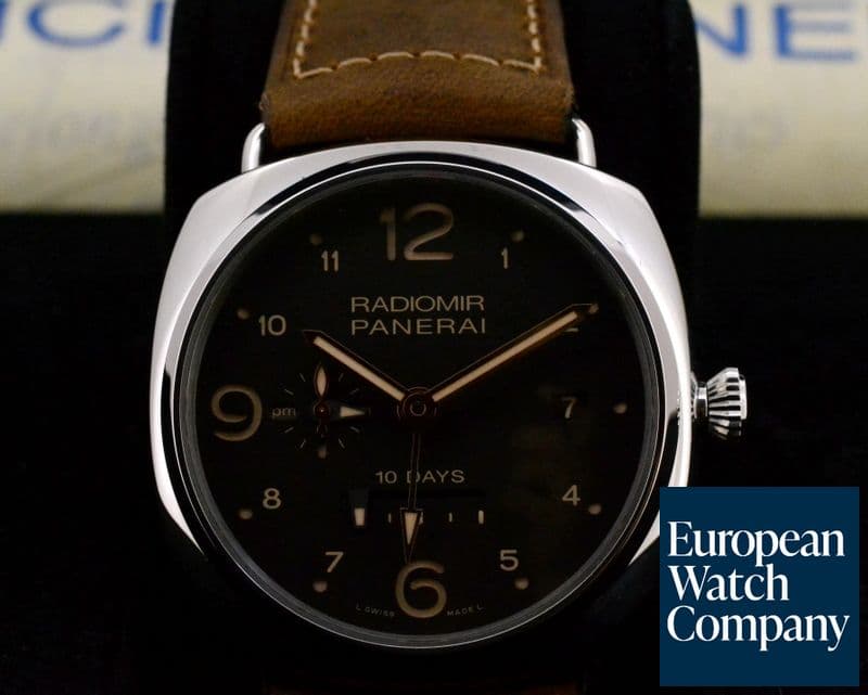 Image of Panerai Radiomir GMT 10 Day Automatic SS Brown Dial