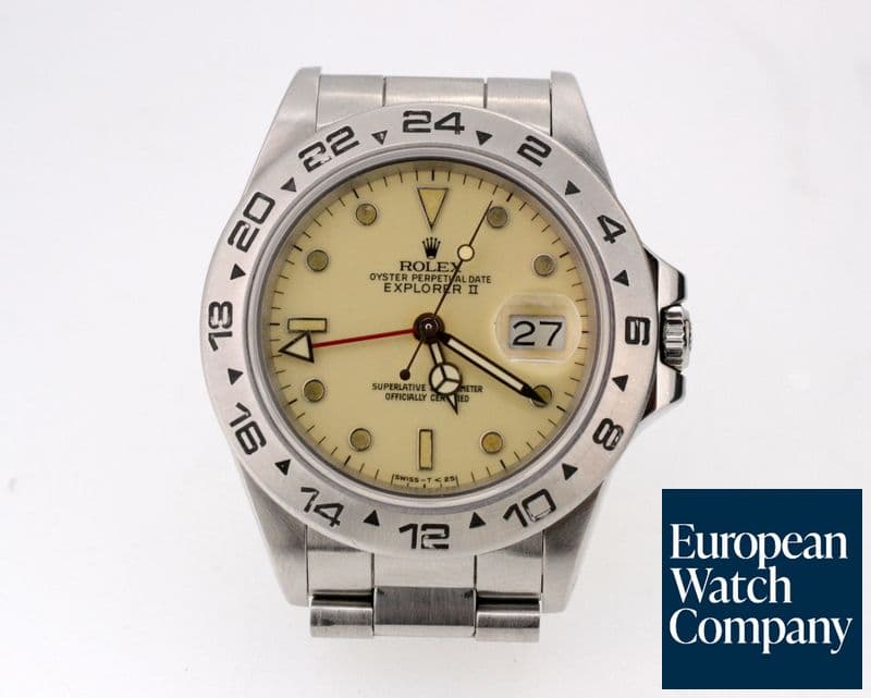 Image of Rolex Explorer II "Cream" Dial SS / SS