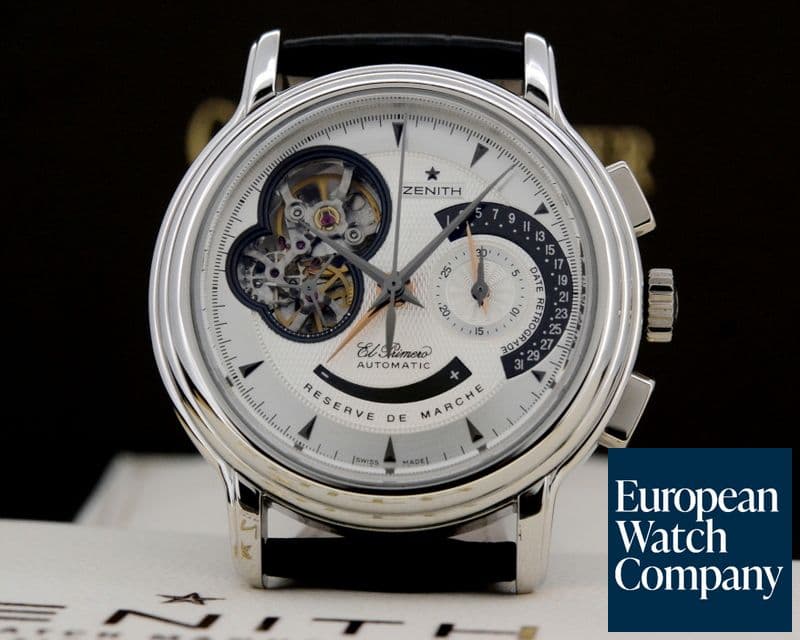 Image of Zenith T Open Date Retrograde Platinum