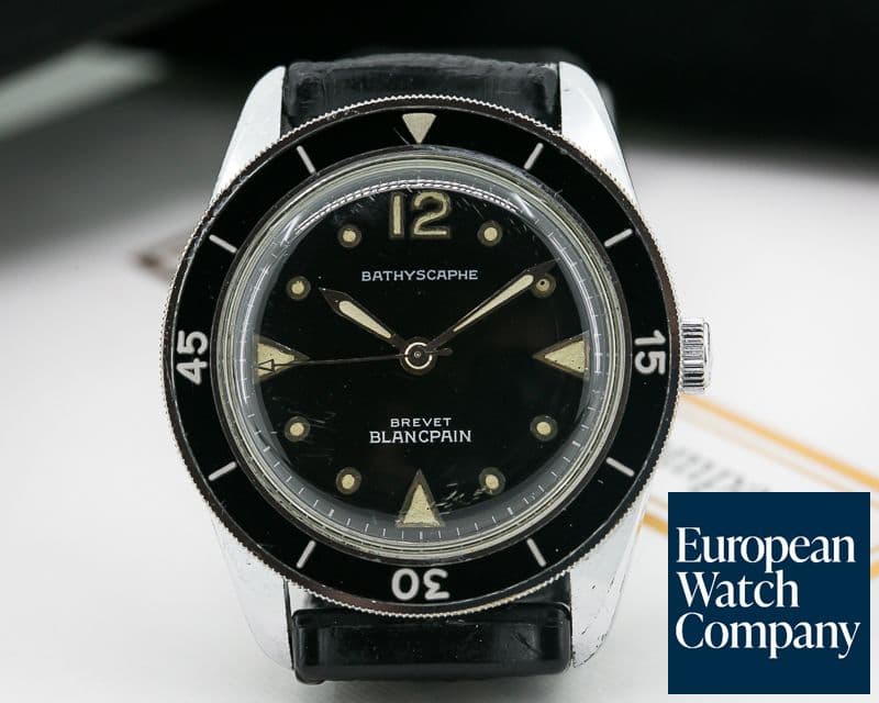 Image of Blancpain Vintage Aqualung Bathyscaphe Circa 1960