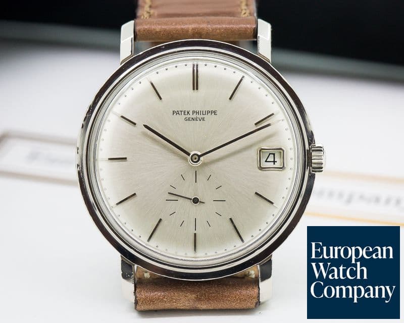 Image of Patek Philippe Vintage Calatrava Automatic 18K White Gold / Silver Dial