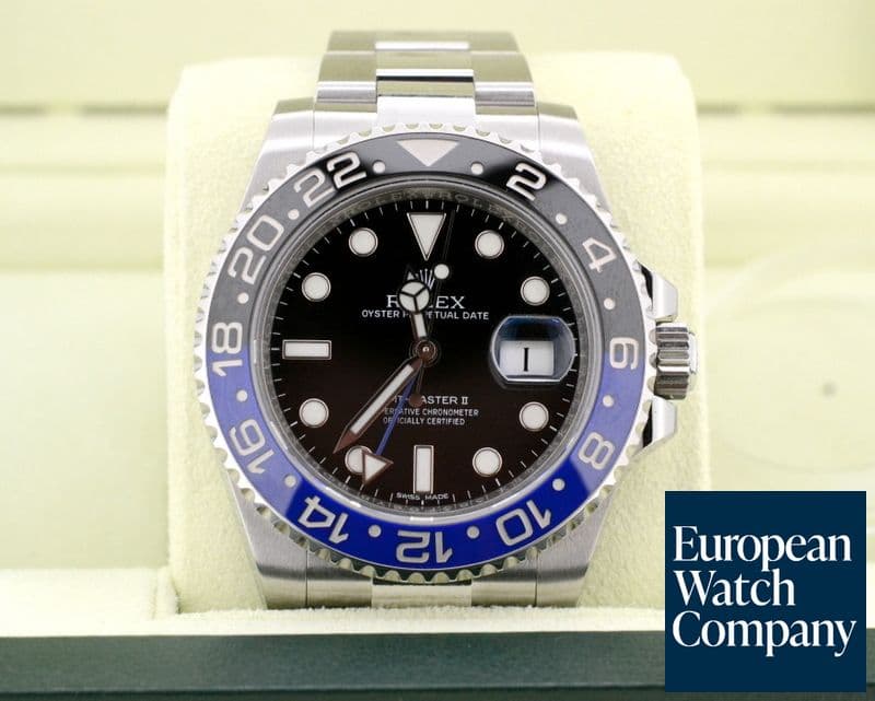Image of Rolex GMT Master II Ceramic Black & Blue SS 