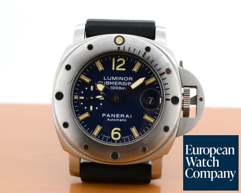 Image of Panerai Luminor Submersible 1000M SS Blue Dial 44MM