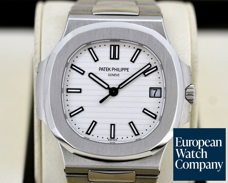 Image of Patek Philippe Jumbo Nautilus White Dial SS / SS 