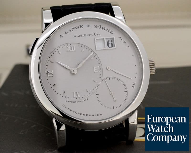 Image of A. Lange and Sohne Lange 1 Platinum "STEALTH" Silver Dial