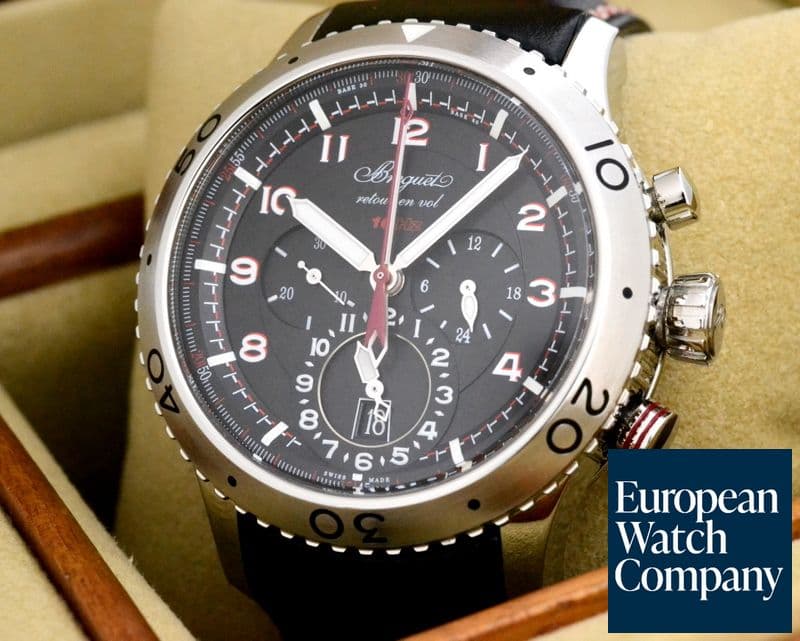 Image of Breguet Type XXII Flyback SS / Strap  