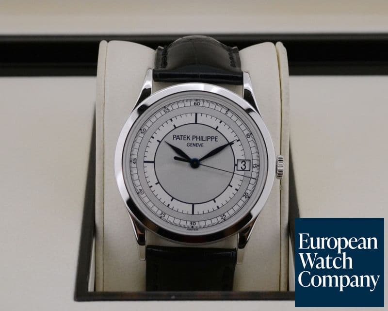 Image of Patek Philippe Calatrava 18K White Gold Sector Dial 