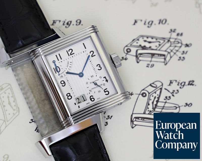 Image of Jaeger LeCoultre Grande Date Reverso SS / Alligator 
