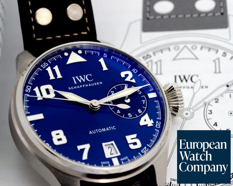 Image of IWC Big Pilot "LE PETIT PRINCE" Blue Dial Limited