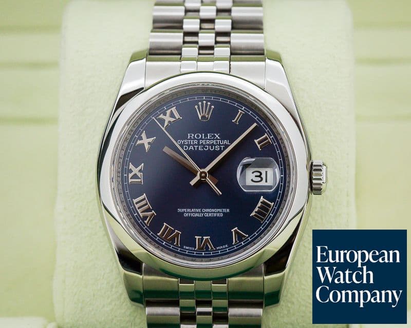 Image of Rolex Datejust Blue Roman Dial 
