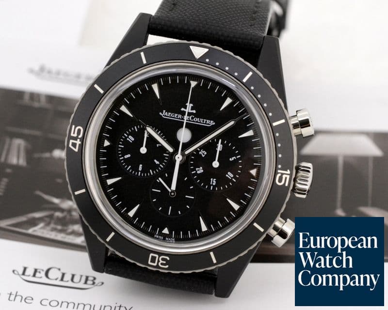 Image of Jaeger LeCoultre Master Compressor Deep Sea Chronograph Cermet Case


