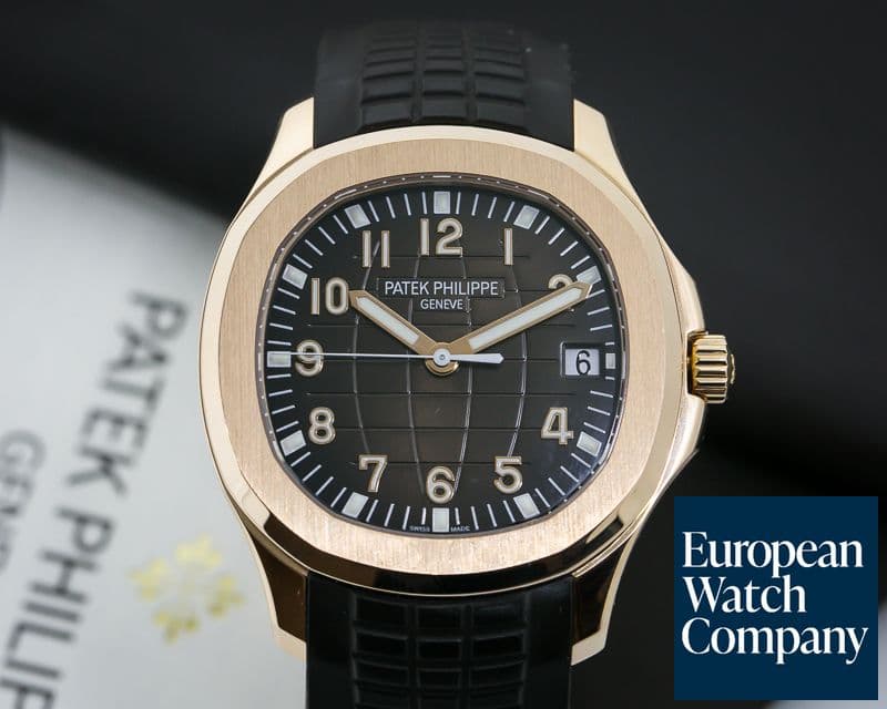 Image of Patek Philippe Aquanaut 18K Rose Gold / Brown Dial