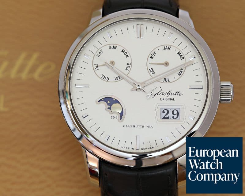 Image of Glashutte Original Senator Calendar Moon SS
