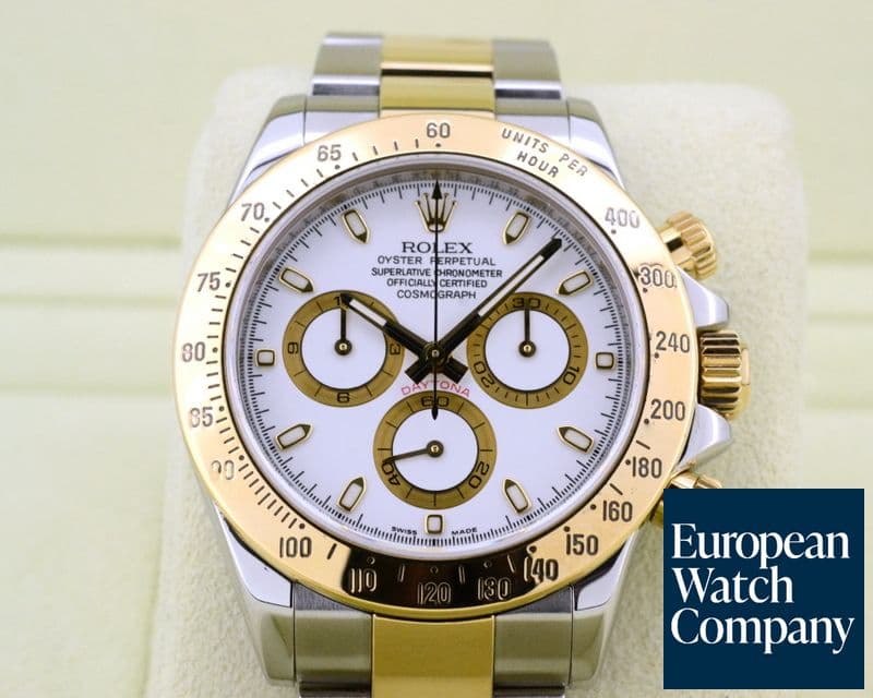 Image of Rolex Daytona White Dial 18K Yellow Gold / SS 