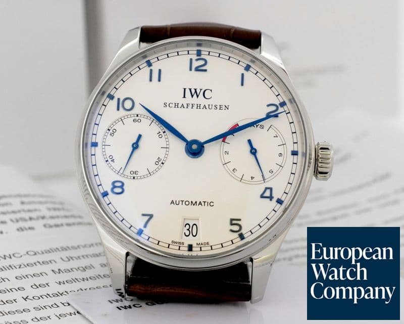 Image of IWC Portuguese 7 Day Automatic SS 