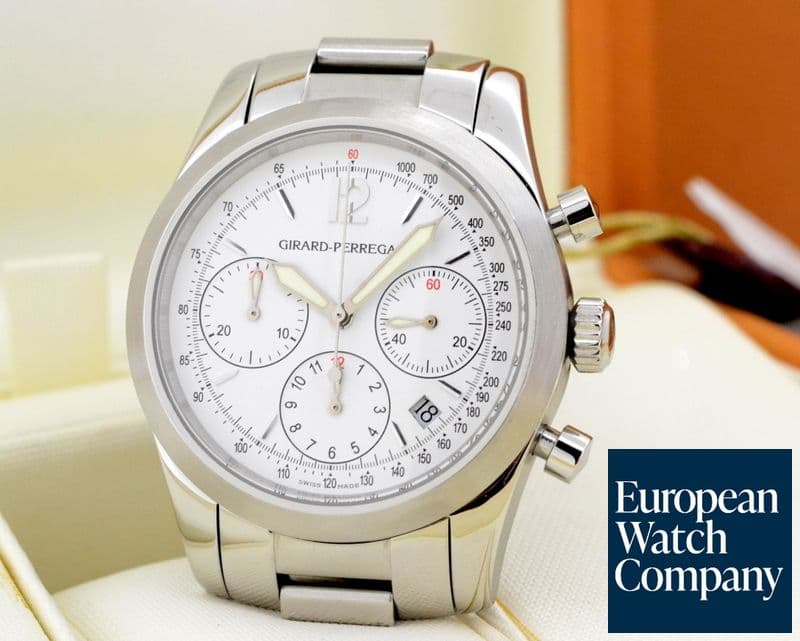 Image of Girard Perregaux Classique Elegance Chronograph White Dial SS / SS