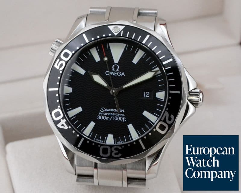 Image of Omega Seamaster SS Black Dial Quartz