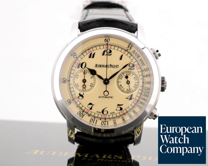 Image of Audemars Piguet Jules Audemars Chronograph 18K White Gold 