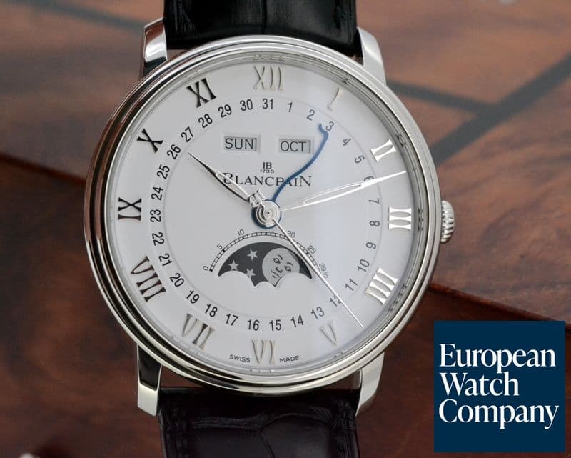 Image of Blancpain Villeret Moonphase Complete Calendar 40MM