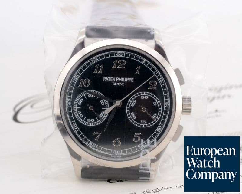 Image of Patek Philippe Chronograph 18K White Gold Black Dial *SEALED*