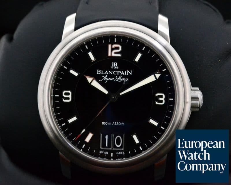 Image of Blancpain Aqualung SS Big Date SS / Sail Canvas