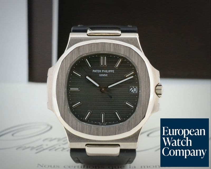 Image of Patek Philippe Nautilus Grey Dial 18K White Gold 