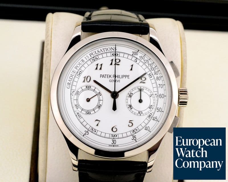 Image of Patek Philippe Chronograph 18K White Gold 