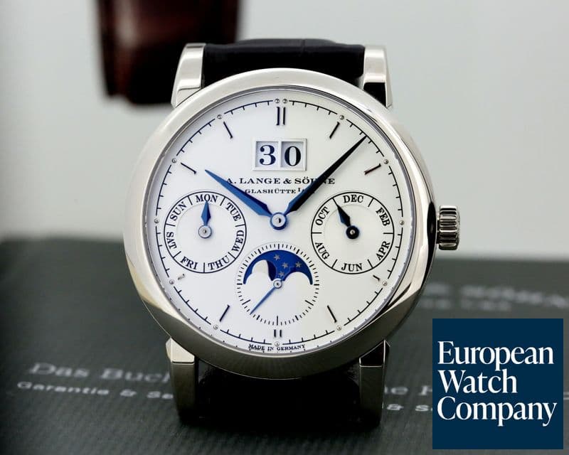 Image of A. Lange & Söhne Saxonia Annual Calendar 18K White Gold 