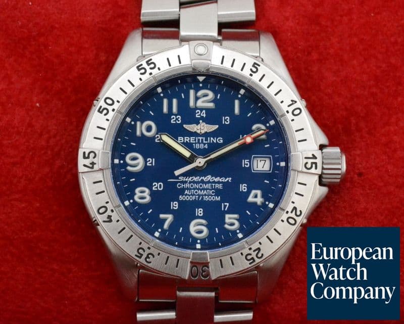 Image of Breitling SuperOcean SS Blue Dial