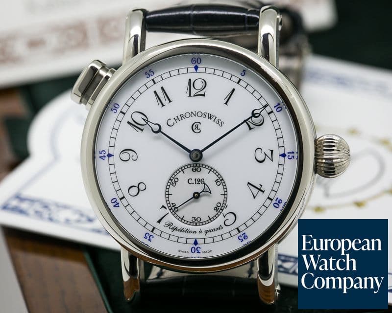 Image of Chronoswiss Chronoswiss Quarter Repeater 18K White Gold