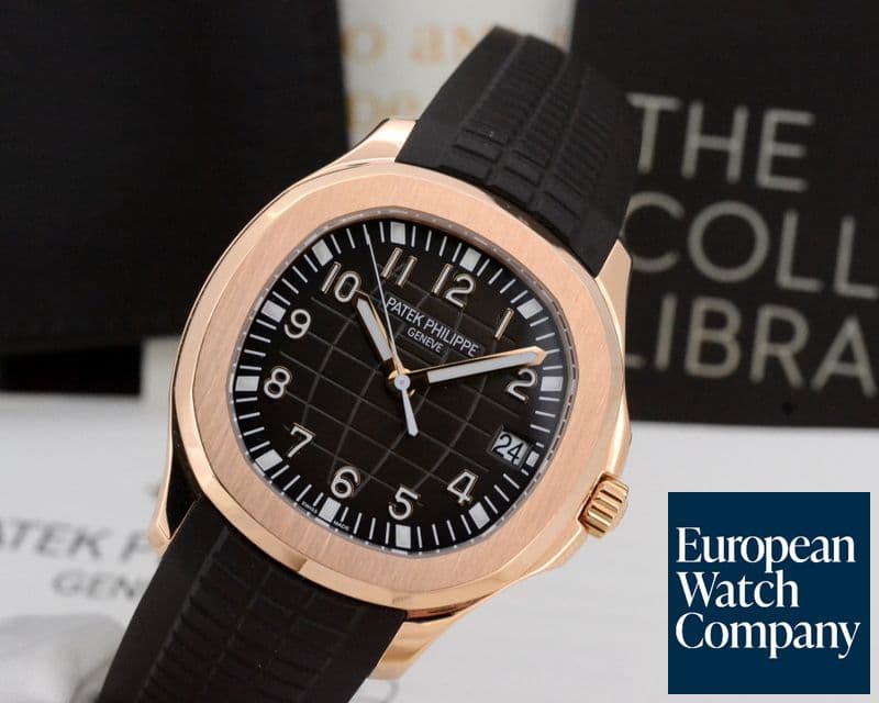 Image of Patek Philippe Aquanaut 18K Rose Gold / Brown Dial
