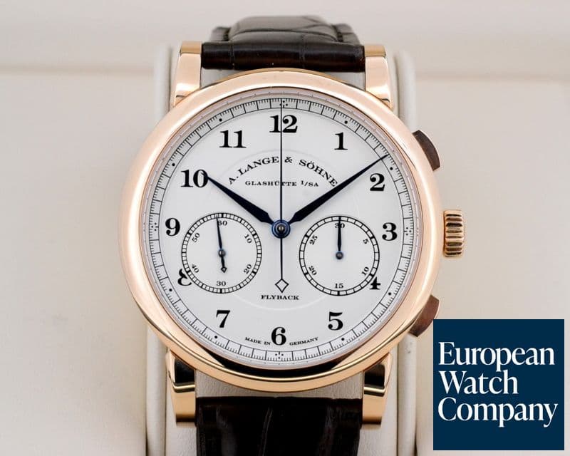 Image of A. Lange and Sohne 1815 Chronograph 18K Rose Gold Silver Dial 