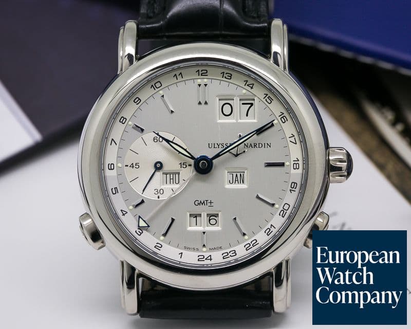 Image of Ulysse Nardin GMT Perpetual Calendar 18K White Gold 38MM