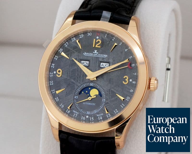 Image of Jaeger LeCoultre Master Calendar 18K Rose Gold Metorite Dial 
