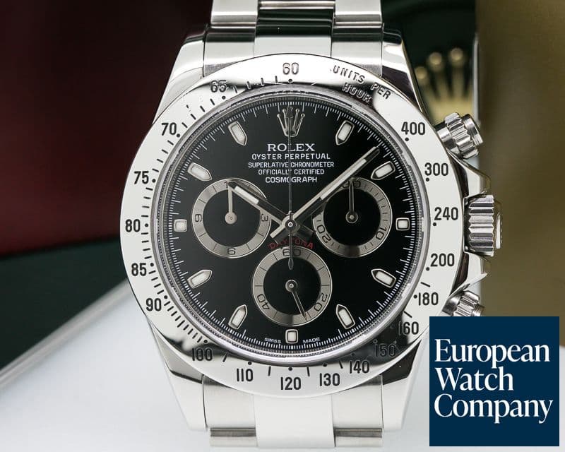 Image of Rolex Daytona SS Black Dial