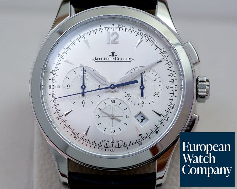 Image of Jaeger LeCoultre Master Chronograph SS Silver Dial 