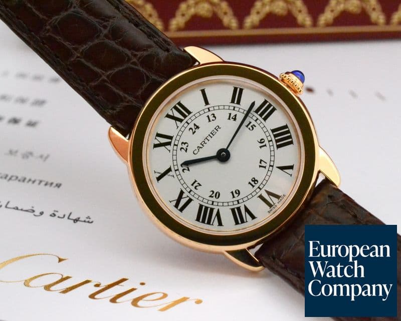 Image of Cartier Ronde Solo Quartz 18K Rose Gold 29MM