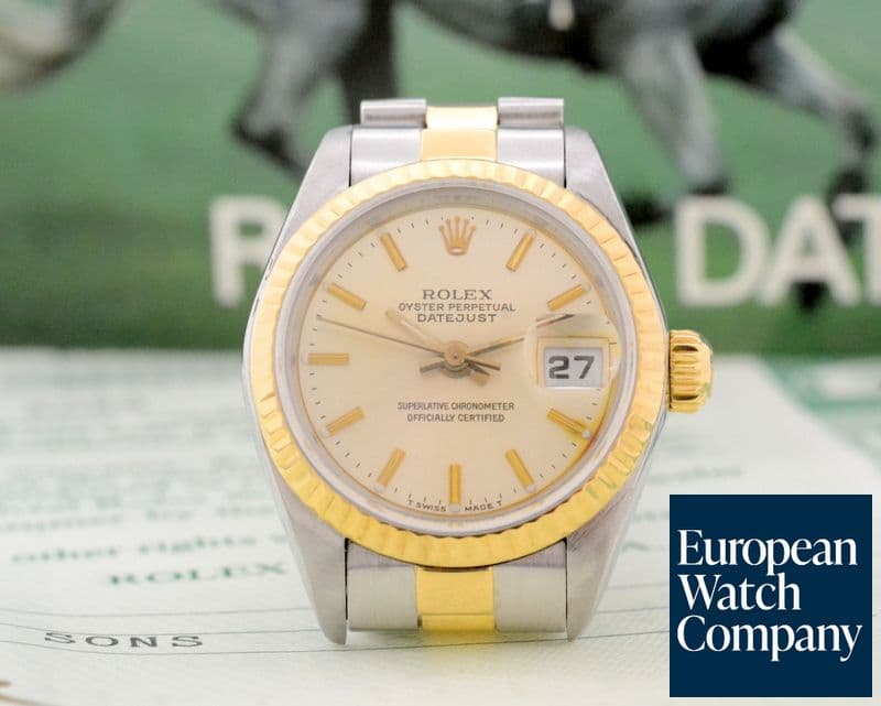Image of Rolex Lady Datejust Silver Dial Oyster 18K / SS 